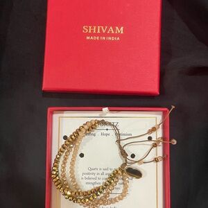 Gold Beaded Bracelet